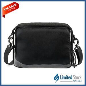 Small Crossbody Ita Bag with Insert, Adjustable Strap, Multiple Pockets